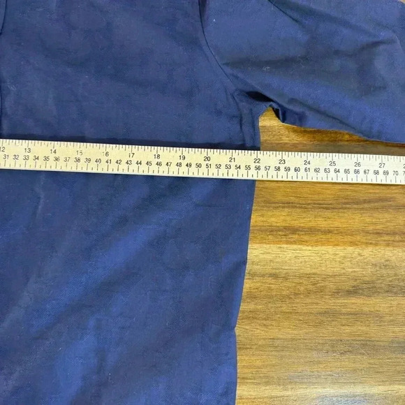 Robert Graham Modern Americana Navy Blue Long Sleeve Medium - Picture 3 of 4